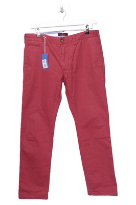 morris Herren Cordhose Rot Casual W32/48/M
