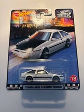 Hot Wheels Premium Boulevard #18 Toyota AE86 Sprinter Trueno Real Riders