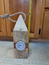 ancienne horloge indigène Maine homard bouy avec quartz chiffre romain