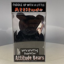Rare Vintage WWF Attitude Bears- Stone Cold Steve Austin New