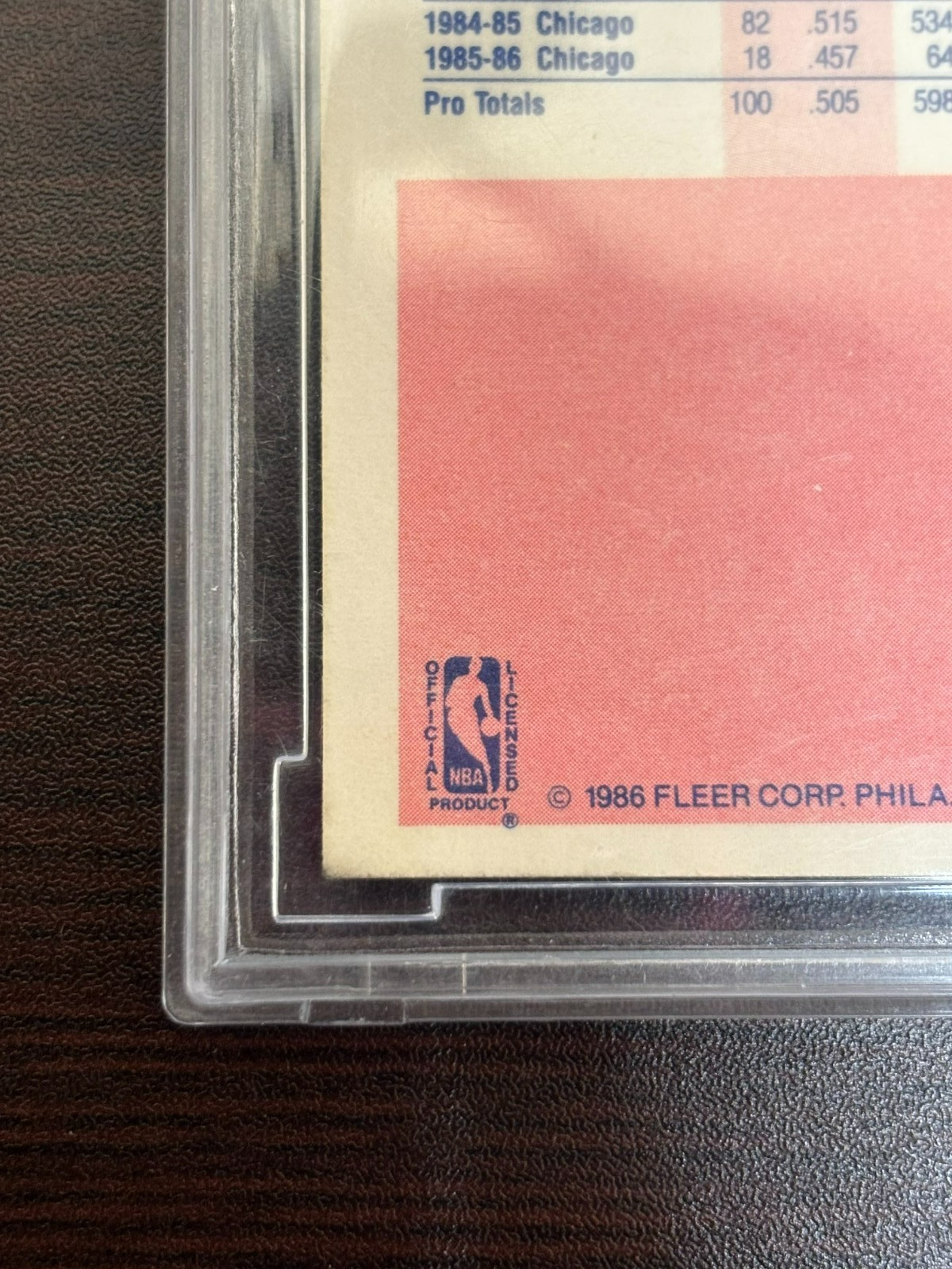 1986-87 Fleer - Michael Jordan #57 (RC) view 8