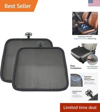 2 Pack 3D Air Mesh Cooling Seat Cushions - Breathable Comfort for Cars  Home