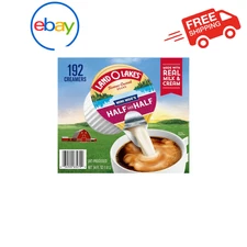 Land O Lakes Mini Moos Half & Half Liquid Creamer, 192-Count – Single Serve Coff