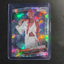 🐙ZG 2025 PANINI WNBA PRIZM ICE PRIZM RC SANIYA RIVERS #150