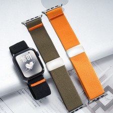 Magnetic Buckle Band For Apple Watch Ultra3 Series 11 10 9 876 Nylon Sport Strap