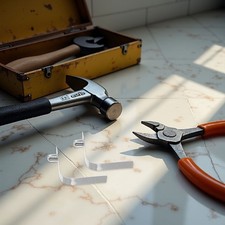 20 Pcs Awning Round Marbles Iron Connector Parts Canopy