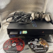 Sony PlayStation 2 Fat Console -with Network/HDD Adapter Power Cord + Games