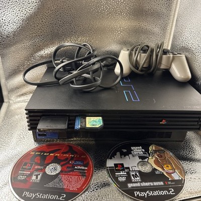 Sony PlayStation 2 Fat Console -with Network/HDD Adapter Power Cord + Games