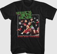 New Kids On The Block Merry Merry Christmas T-Shirt Full Size TS787