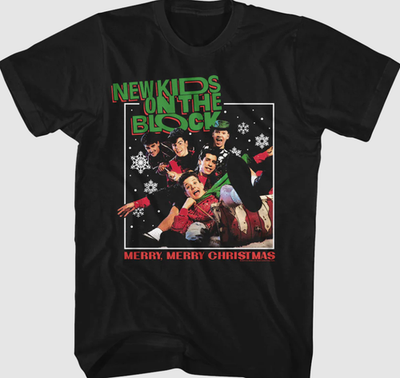 #ad New Kids On The Block Merry Merry Christmas T Shirt Full Size TS787 $20.89