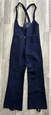 Edelweiss Innsbruck Blue Ski Snowboarding Overalls Pants Women  s Size 12 R Vtg