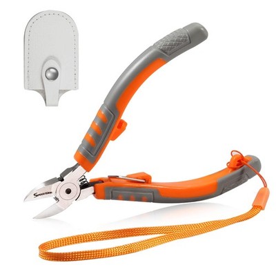 SPEEDWOX Wire Cutter 5-Inch, Diagonal Cutting Pliers, Side 5.1'', Multicolored