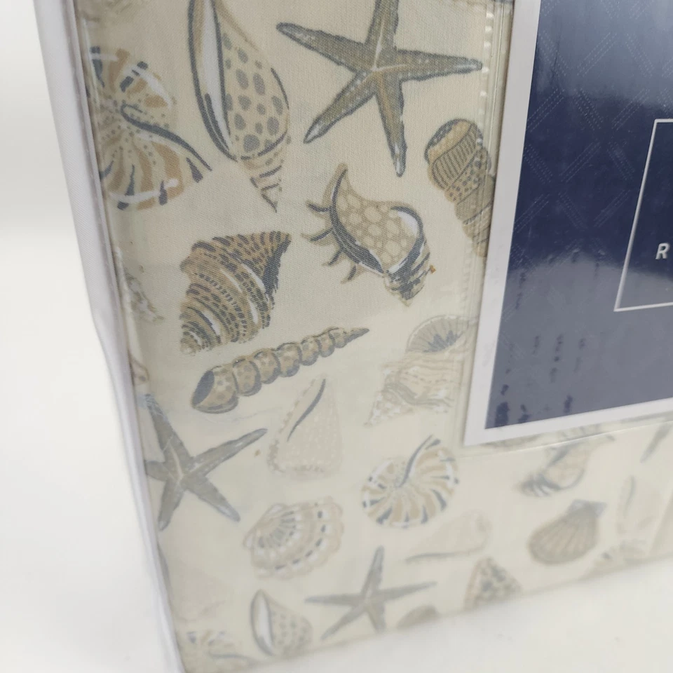 Home Reflections Sand Shells King 2pk Double Brushed Sheet Sets w/ Extra Cases - Image 4 of 4