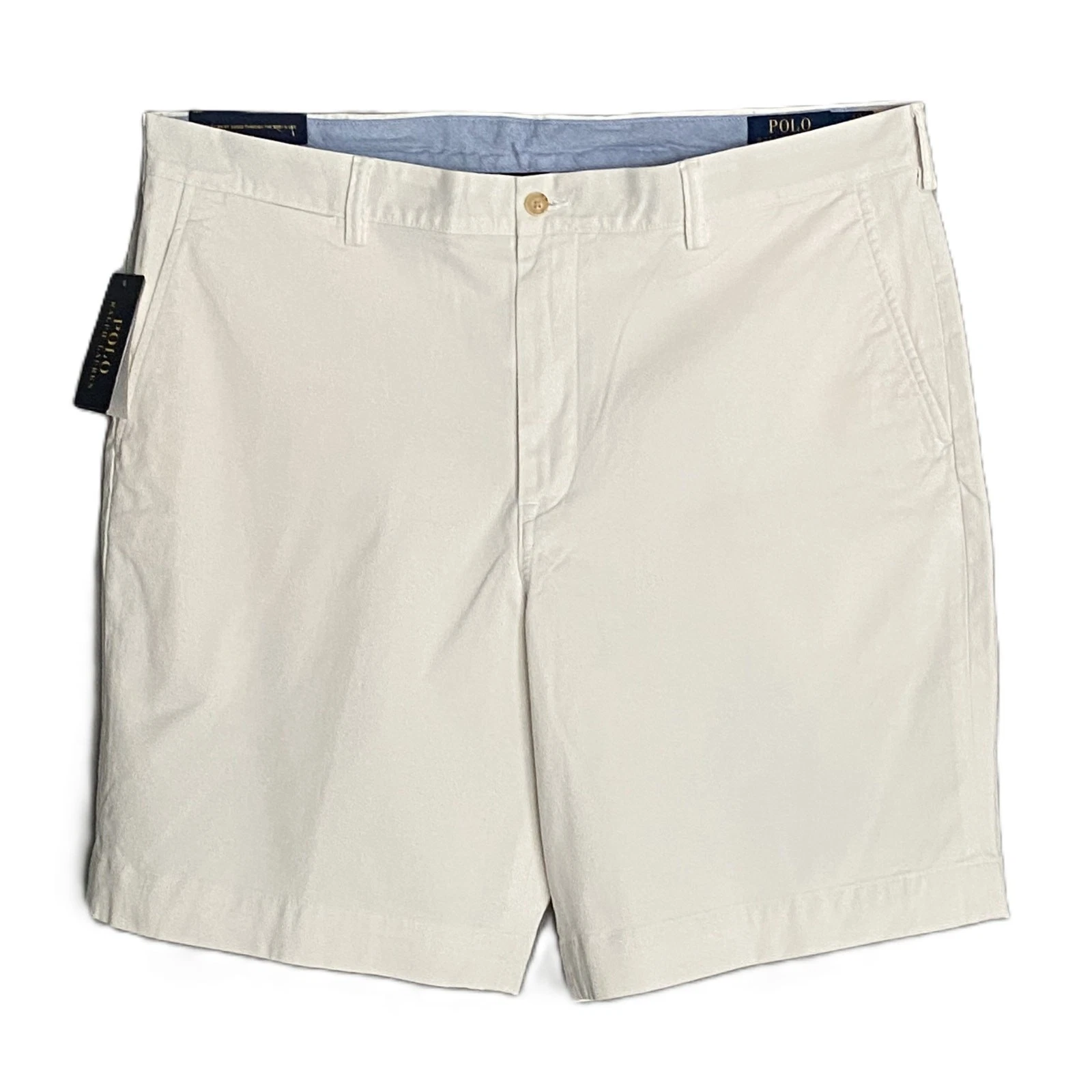 Polo Ralph Lauren Shorts Men's 42W Chino Cotton Twill Classic Fit White NEW