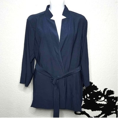 Wynne Layers Wynne Style Hammered Satin Jacket Size 3X