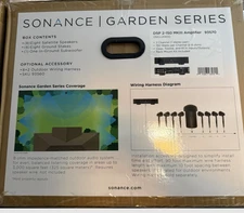 Sonance Garden Series 8.1 Outdoor Speaker System With AMP 93570 - NEW Model