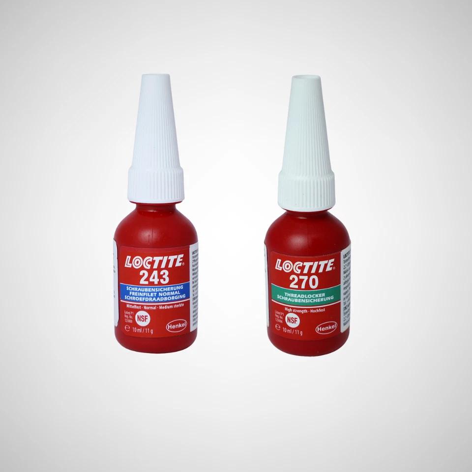 HENKEL Loctite Werkstatt-Set 2x 10ml | 243 (Blau) & 270 (Grün) | Gewindesicherung