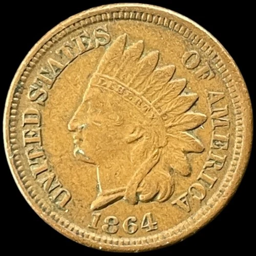 1864 Indian Head Cent EXCELLENT ~ XF! Penny Antique US 1c