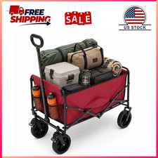 Alvantor Wagons Carts Foldable 102l 330lbs Capacity Heavy Duty Collapsible Cart Alvantor Wagons Carts Foldable 102l 330lbs Capacity Heavy Duty Collapsible Cart