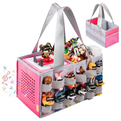 Partreko Carrying Case Compatible with Tonies Box Audio Large, Pink