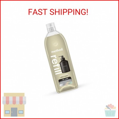 Method Gel Hand Soap Refill, Vetiver + Amber, 34 Fl Oz (Pack of 1) (Packaging Ma