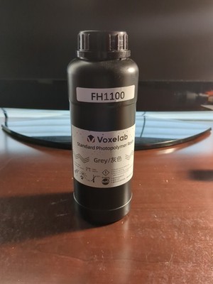 Voxelab Photopolymer resin GRAY shipped from NY i'm not a drop shipper