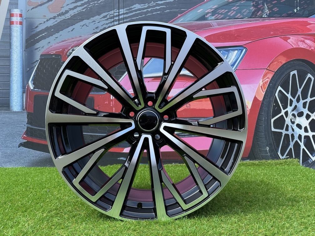 4X 20 Inch 5X112 Audi A6 S Line Style Black Polished Wheels: Fits