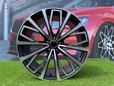 4x 20 Inch 5x112 Audi A6 S Line Style Black Polished Wheels: Fits Para A4, A8