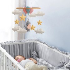 Elephant baby mobile Nursery Decor girl crib baby mobile baby shower gift