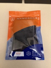 NANOSOCKS Size 2 Color Black One Pair  New in Packaging