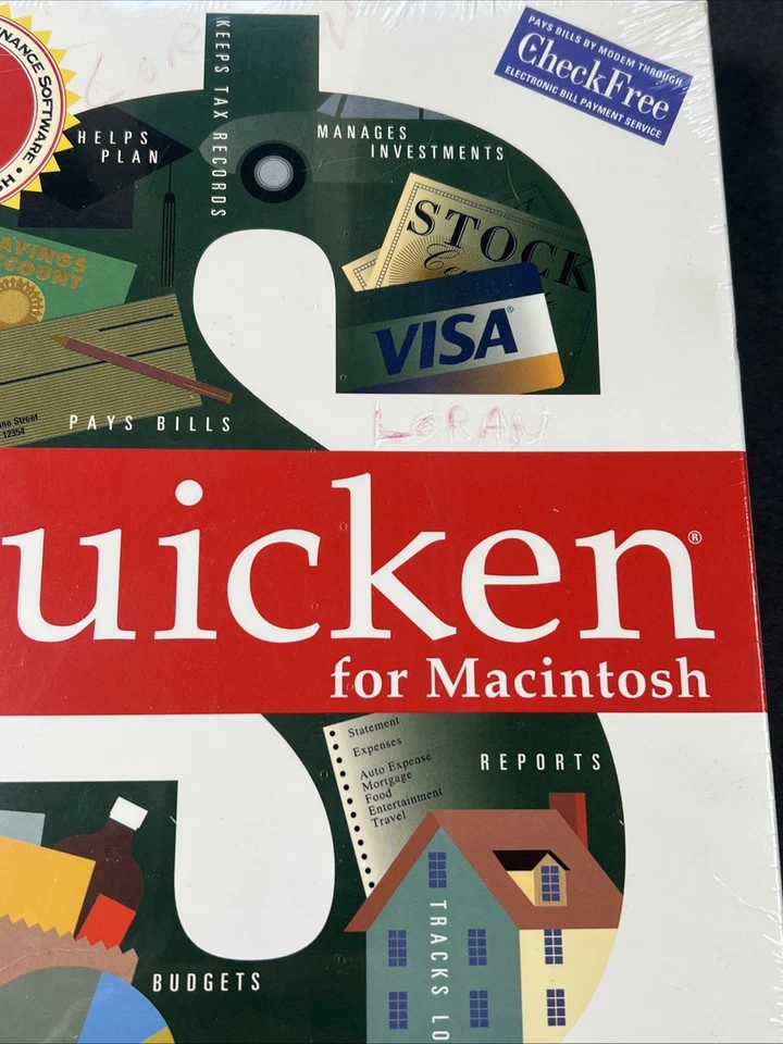 Intuit Quicken Version 4 For Macintosh - Brand New Sealed In Box - 3.5” Floppy - Image 2 of 3