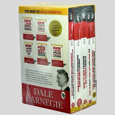 The Best of Dale Carnegie   5 Book Set - Self-Help Classics Influence Speaking