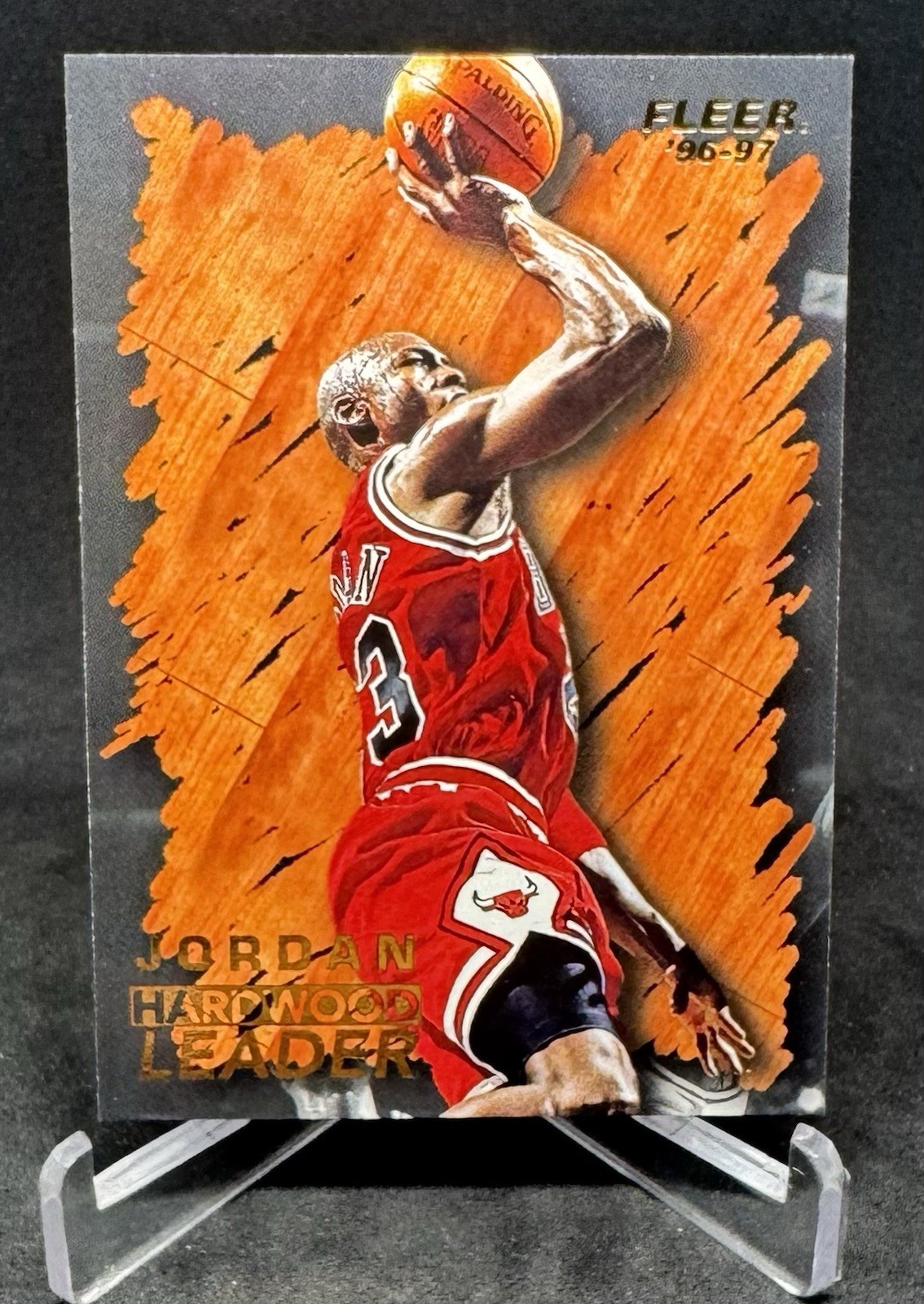 96-97 Fleer Hardwood Leader Michael Jordan #123