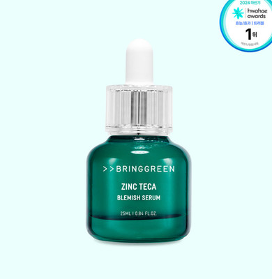 BRING GREEN Zinc Teca 1.2% Blemish Serum 25ml Acne Care Soothing Pore Control
