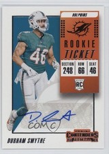2018 Panini Contenders Rookie Ticket Auto Durham Smythe #216 Auto 03xg