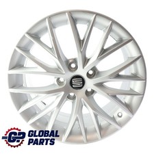 Seat Leon Mk3 5F Alloy Wheel Rim 17" 7J ET:49 Black Star Spoke 5F0601025H