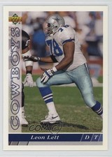 1993 Upper Deck Dallas Cowboys Leon Lett #D14 0b0g