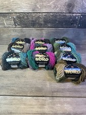 Noro Kureyon   100 Wool   Medium Yarn Multi Lot of 10 Skeins For Knitting