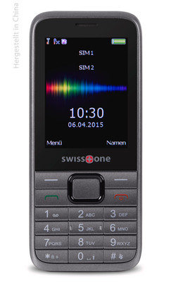 swisstone SC 560 Feature Phone Grau GSM Dual SIM Bluetooth 1,3 MP FM Radio 2,4''