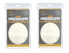 2 Muslin Cheese Cloth Straining Cloth Cheese Making Baking Steaming 180cm x 90cm