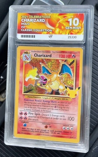 Pokemon TCG Celebrations Cards - Charizard Blastoise Venusaur Ace 10 Gem Mint