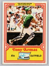 1981 TOPPS DRAKE'S BIG HITTERS #30 TONY ARMAS OAKLAND ATHLETICS