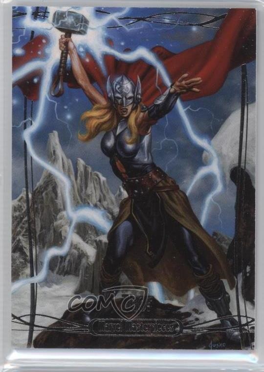 2016 Upper Deck Marvel Masterpieces 702/1499 Level 2 Thor #52 c6z