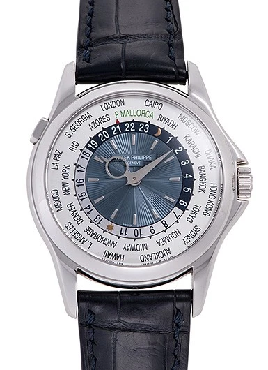 Patek Philippe — Patek Philippe World Time 5130P-001 Platinum 39.5mm Automatic Wristwatch #KMW104