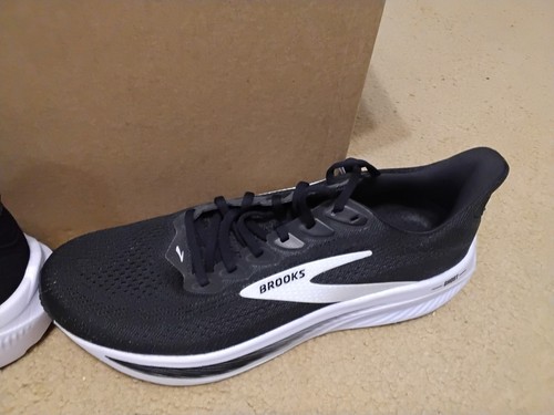 Brooks Ghost 17 Black White 1104421D090 Shoes Mens Size 9.5 D Black/Grey/White - Picture 7 of 17