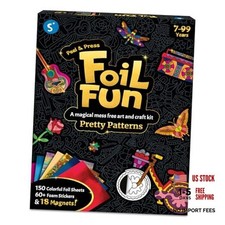 Foil Fun - Pretty Patterns, 18 DIY Magnets Mess-Free Art, 1. Pretty Patterns