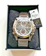 Image of Men’s Bulova Precisionist Watch - Model 98B172 300m quartz BNWT Stainless Steel