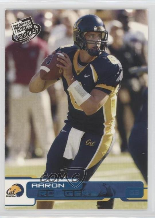 2005 Press Pass Blue Aaron Rodgers #B9 Rookie RC uk2