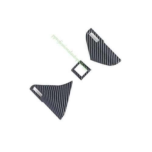 For Nissan X-TRAIL Rogue 2021-24 ABS Carbon Fiber Central Console AC Switch Trim - Foto 7 di 7