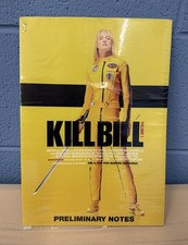 Kill Bill Screenplay Preliminary Notes Tarantino Uma Thurman 2003 Super RARE!